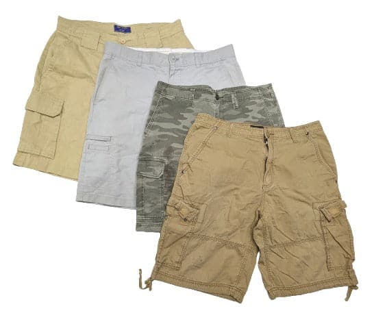 Recycle Mens Cargo Shorts 44 pcs 43 lbs A0409230-23 - Raghouse