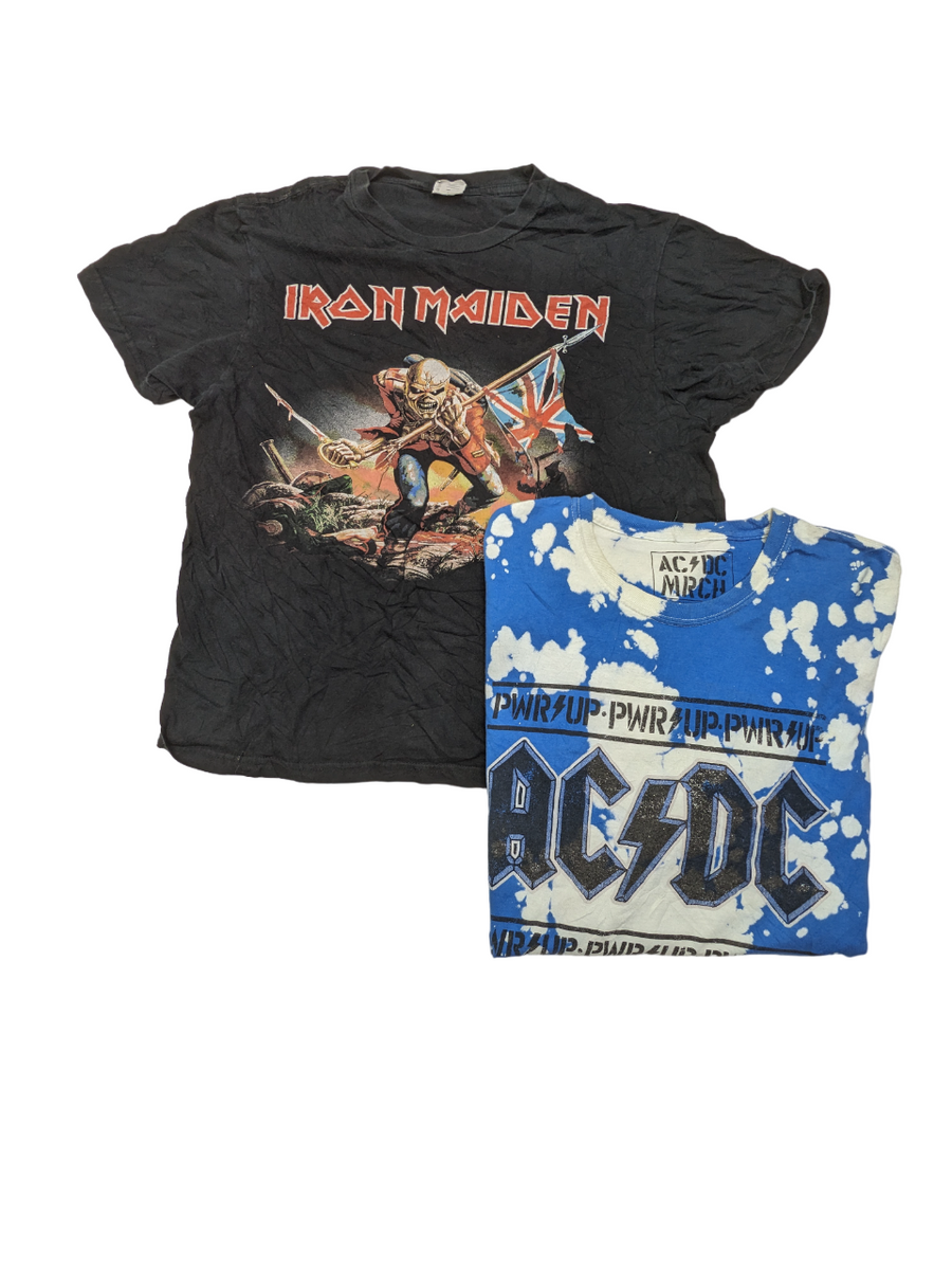 Recycle & Good Rock and Roll T-Shirts 93 pcs 32 lbs B0315234-16 - Raghouse