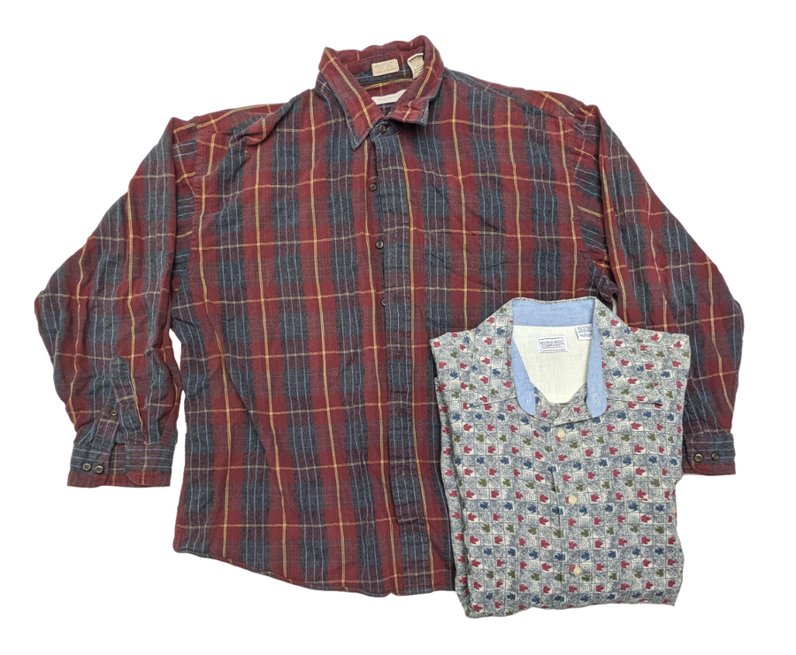80s & Denim & Flannel Shirts 39 pcs 33 lbs C0315209-40 - Raghouse