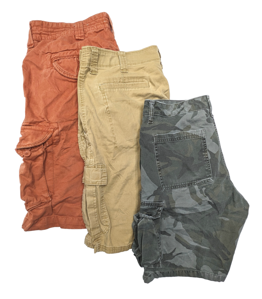 Recycle Mens Cargo Shorts 39 pcs 46 lbs E0402207-23 - Raghouse