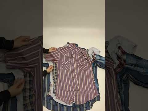 Recycle Vintage Flannel & Western Shirts 31 pcs 24 lbs F0322608-16