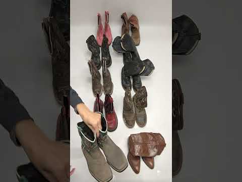 Recycle & Good Kids Cowboy Boots 17 pairs 36 lbs B0319628-23