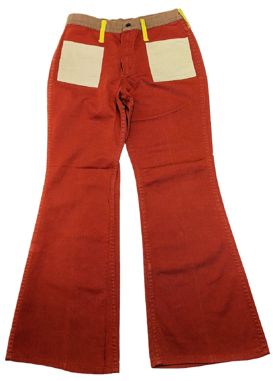 Vintage 1960 Peter Max Wrangler Pop Art Denim Jeans 1 pc 1 lb S0104104 - Raghouse