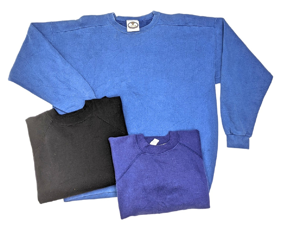 Recycle & Good Vintage Blank Sweatshirts 28 pcs 30 lbs D0131214-45 - Raghouse