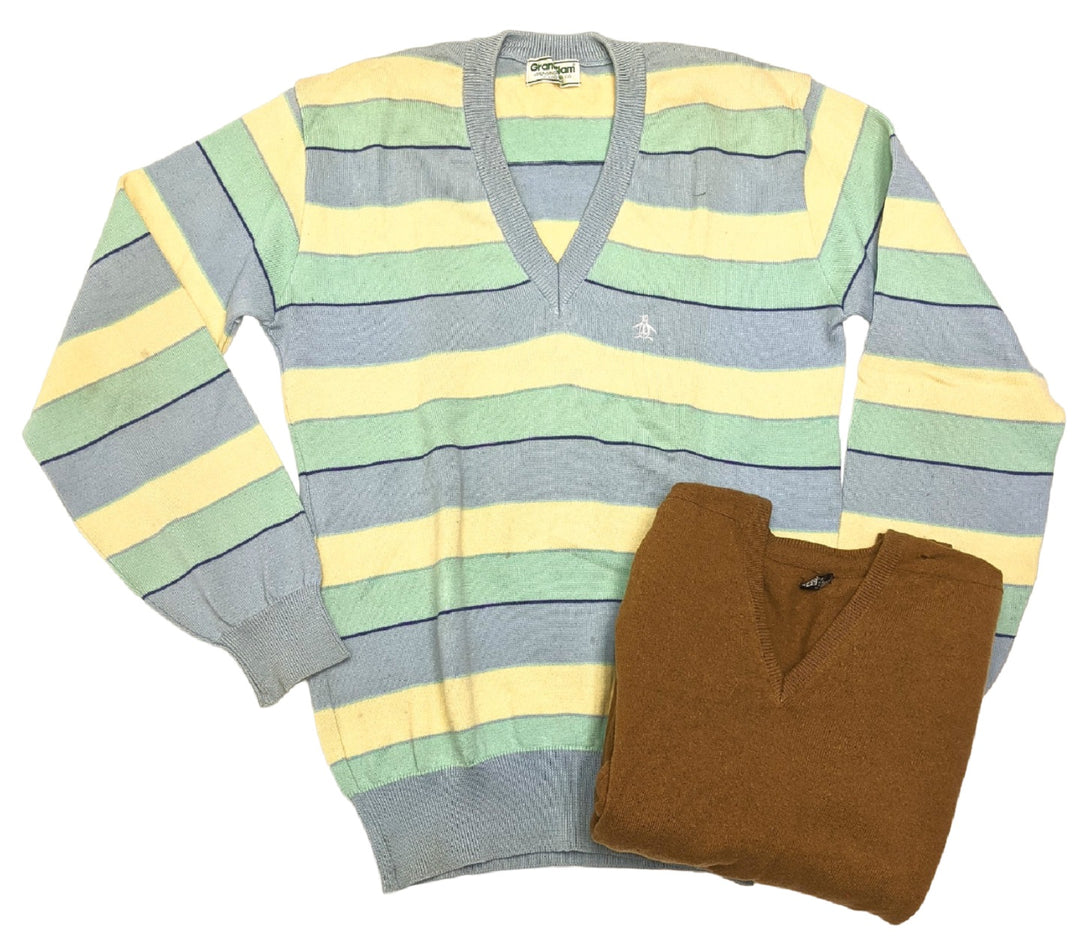 Recycle Vintage Mens Sweaters 26 pcs 32 lbs E0205208-40 - Raghouse