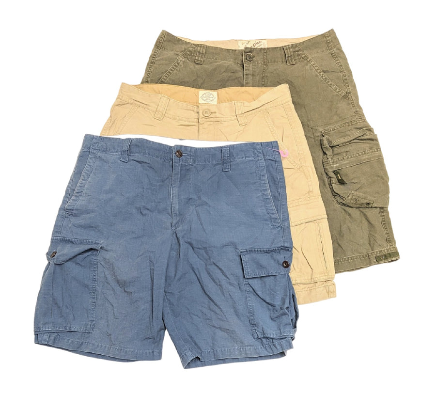 Recycle Mens Cargo Shorts 33 pcs 34 lbs A0326609-23 - Raghouse