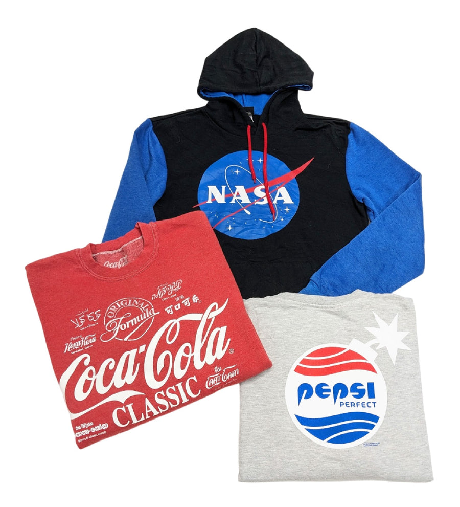 Nasa & Coke & Pepsi Sweatshirts 18 pcs 18 lbs C0329617-16 - Raghouse