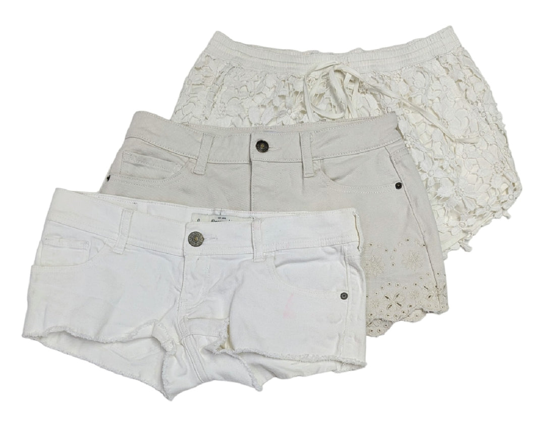 Just White Shorts 30 pcs 17 lbs B1229605-16 - Raghouse