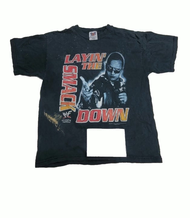 2001 WWF Layin The Smack Down Youth XL 1 pc
