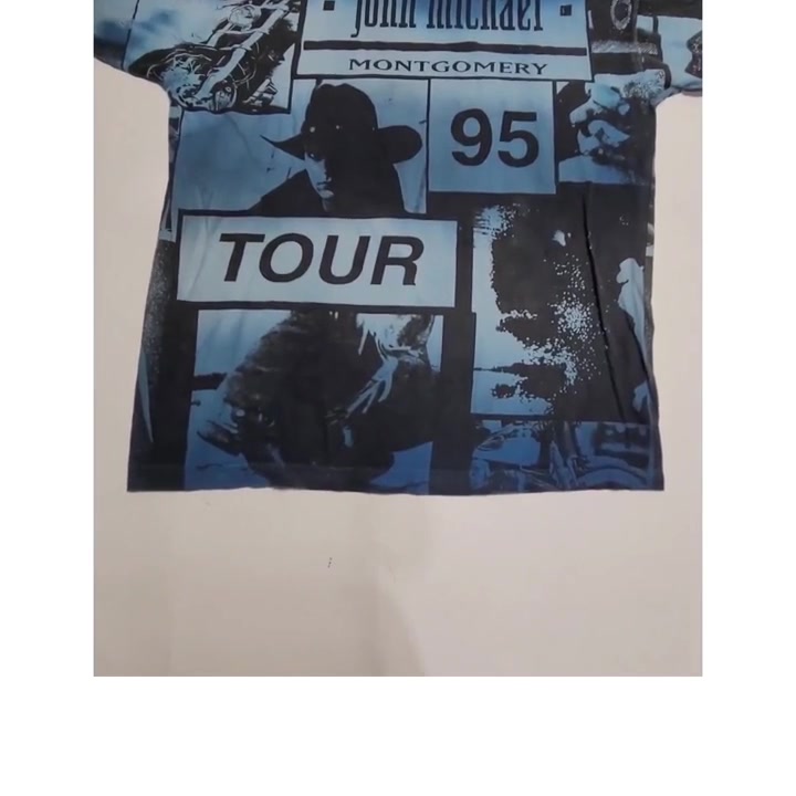 90s John Michael Montgomery 90s All Over Print Tee