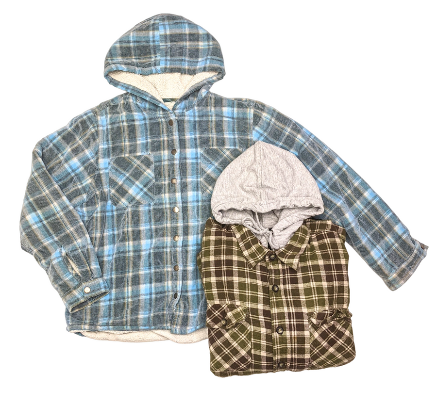 Lined Flannel Hoodies 12 pcs 24 lbs  A0126226-23 - Raghouse