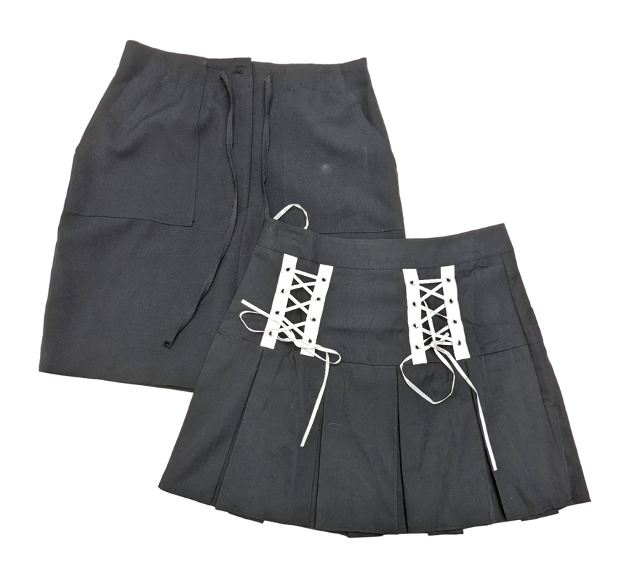 Just Black Vintage Mini Skirts 49 pcs 20 lbs A0311218-16 - Raghouse