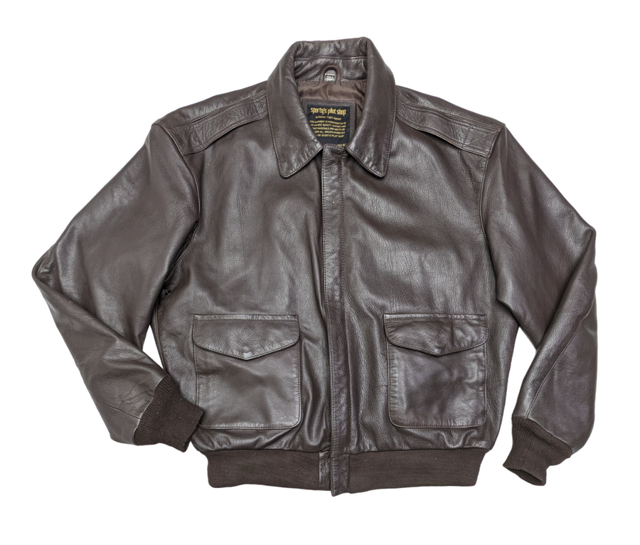 Sportys Pilot Shop Leather Jacket 1 pc  4 lbs A0311228-05 - Raghouse