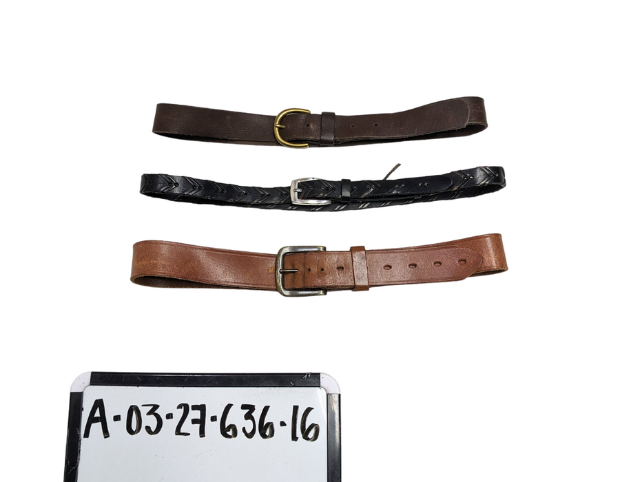 Leather Belts 58 pcs 20 lbs A0327636-16 - Raghouse