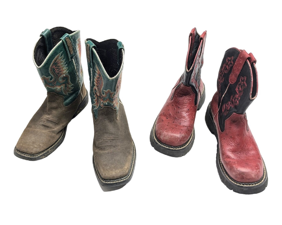 Recycle & Good Kids Cowboy Boots 17 pairs 36 lbs B0319628-23 - Raghouse