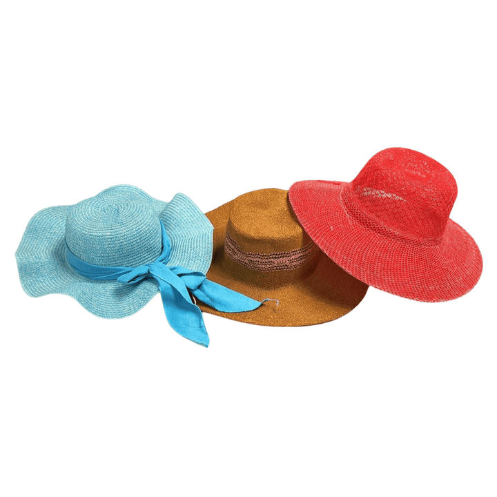 Boho Beach Hats 74 pcs 24 lbs B1031606-23