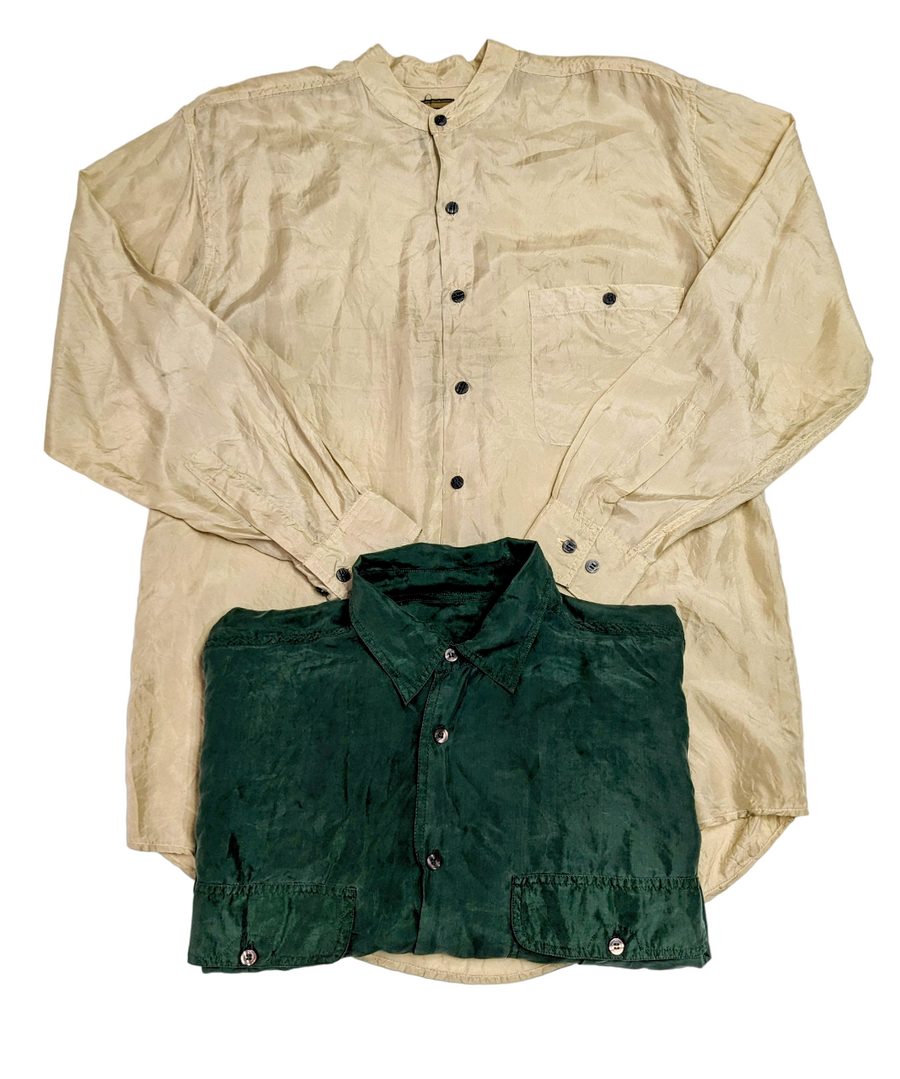 Mens Long Sleeve Silk Shirts 7 pcs 3 lbs C0207130-05 - Raghouse