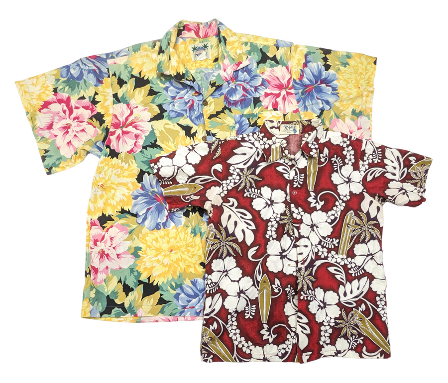 Recycle Hawaiian Shirts 61 pcs 33 lbs C0328220-23 - Raghouse