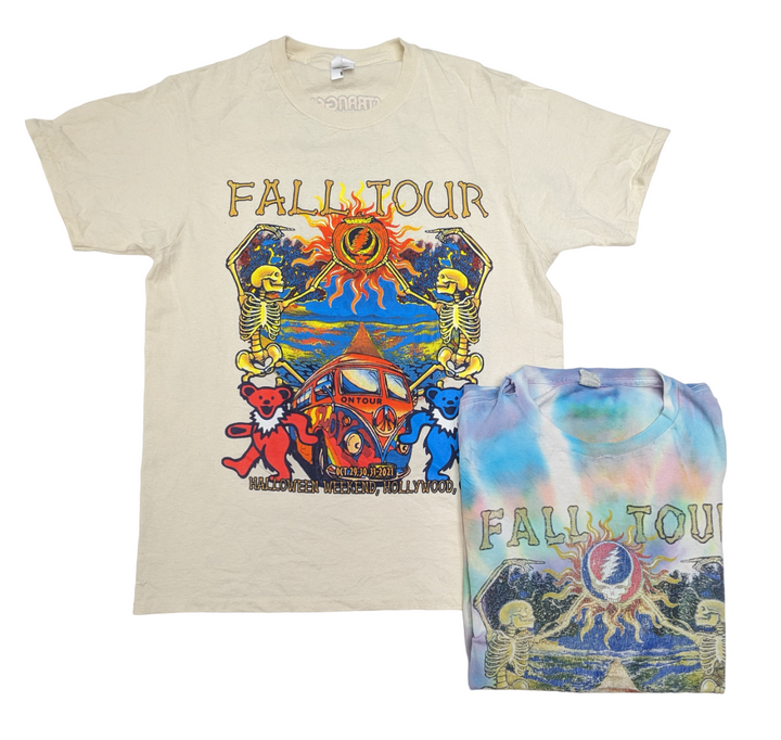 Grateful Dead Fall Tour T-Shirts 2 pcs 1 lb C0418212-05