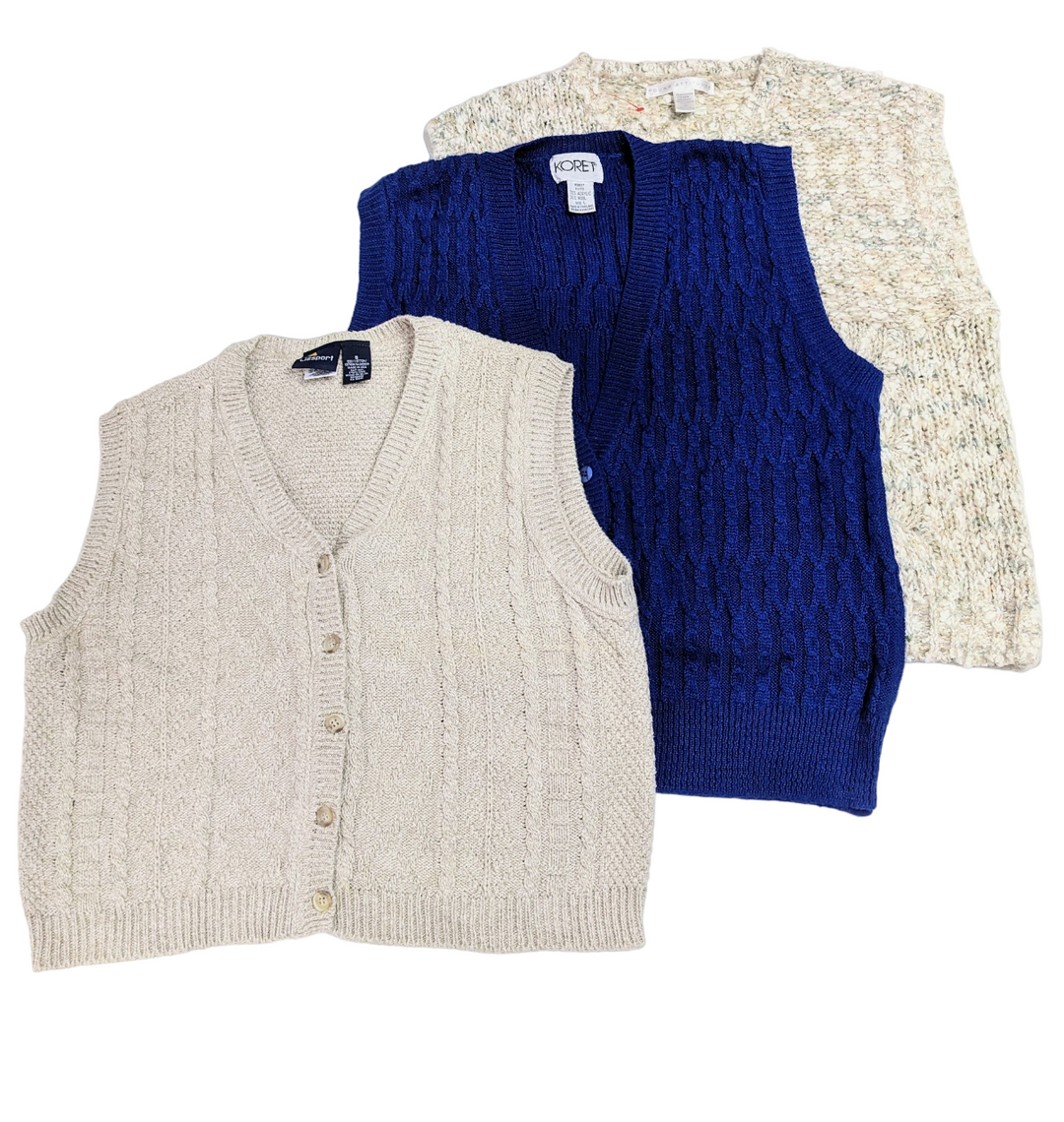 Vintage Sweater Vests 20 pcs 14 lbs  E0205113-16 - Raghouse