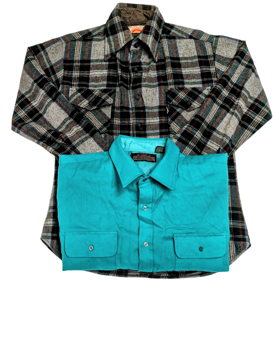 Vintage Flannel Shirts 26 pcs 27 lbs E0205115-45 - Raghouse