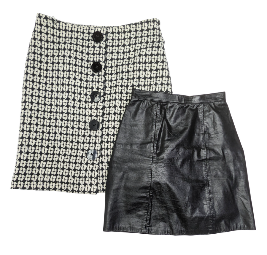 Just Black Vintage & Modern Mini Skirts 55 pcs 28 lbs E0403228-23 - Raghouse