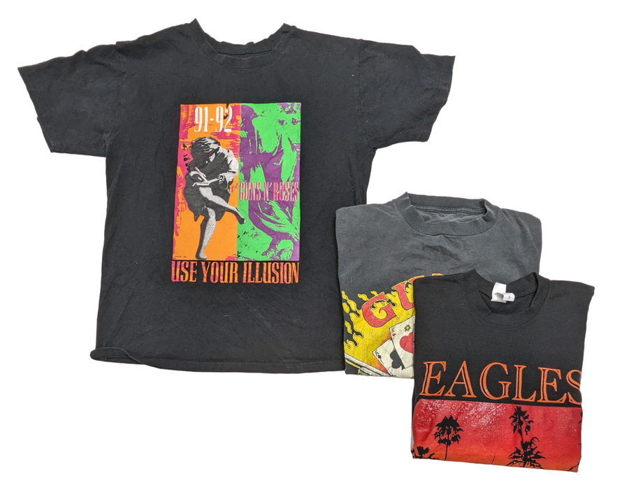 Mitch's Recycle & Good Rock & Roll T-Shirts 77 pcs 27 lbs E0403245-16 - Raghouse