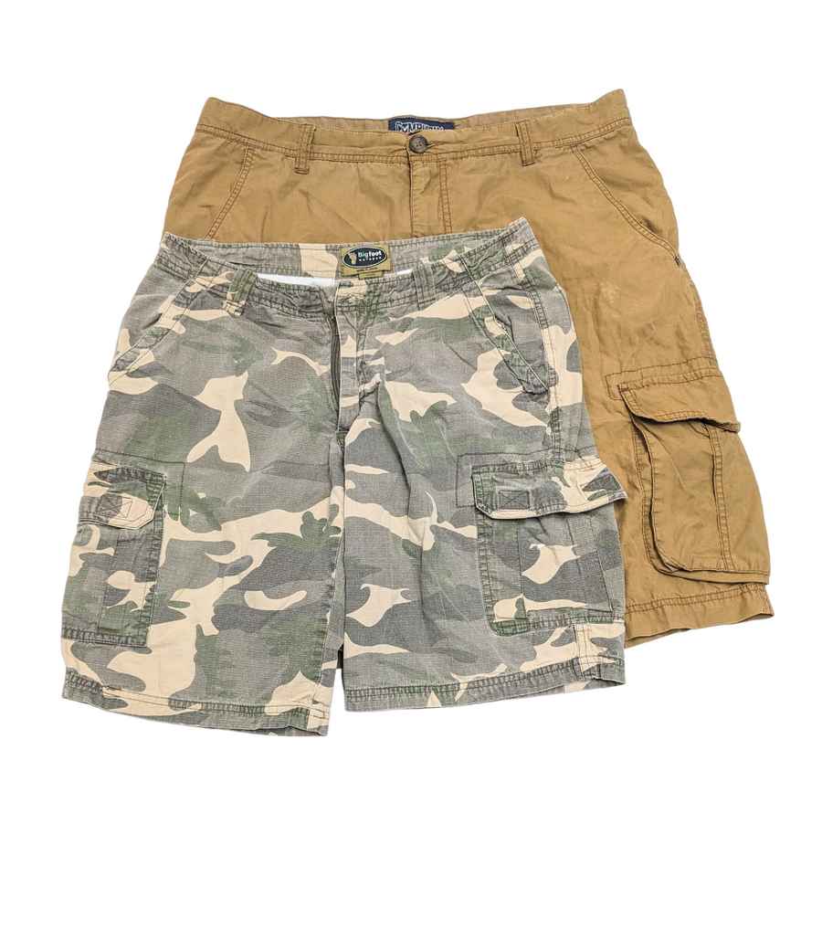 Recycle Mens Cargo Shorts 41 pcs 42 lbs F0322624-23 - Raghouse