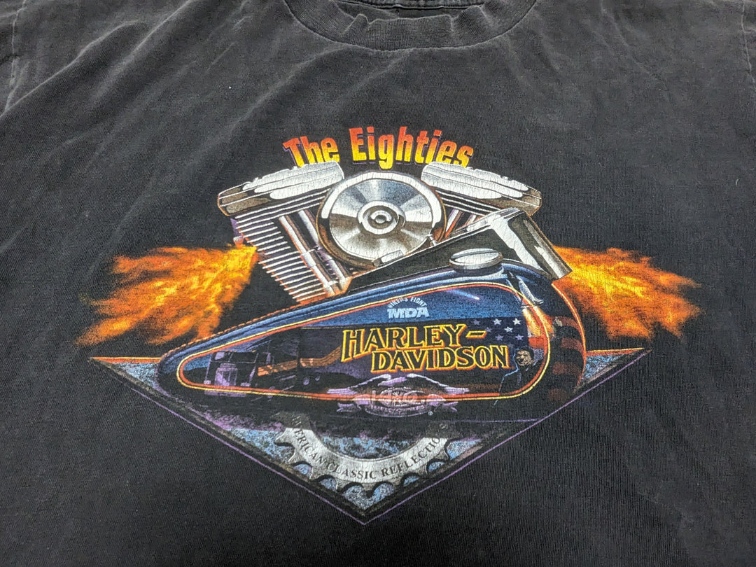 xHarley Davidson The Eighties T-Shirts 1 pc 10 oz A0115746 - Raghouse