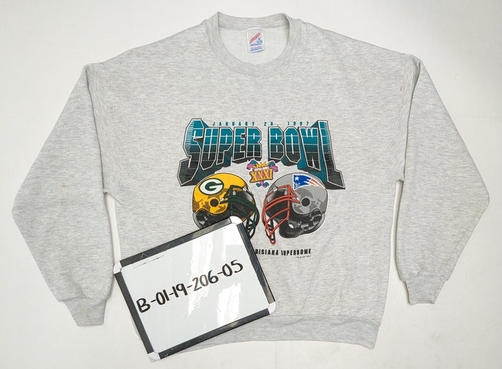 Patriots vs. Packers Super Bowl Sweatshirt 1 pc 1 lb B0119206-05 - Raghouse