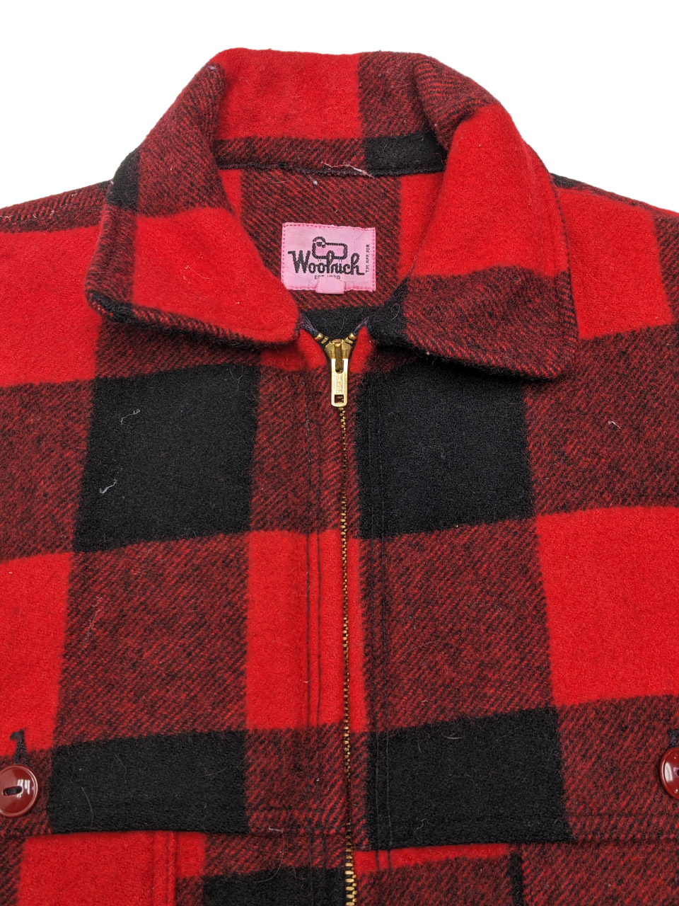 Vintage Woolrich Buffalo Check Hunting Jacket 1 pc 1 lb D0416241-05