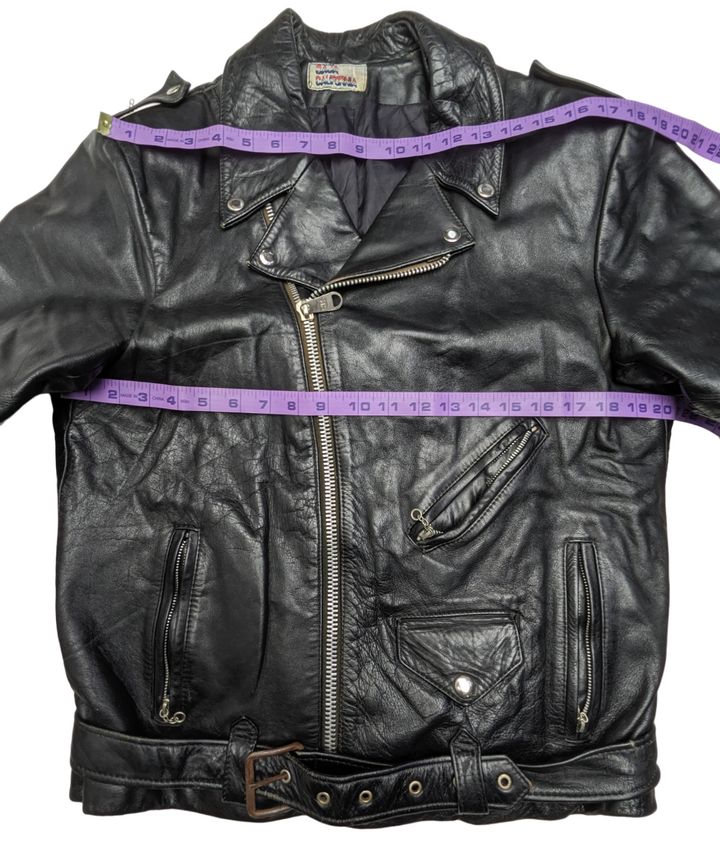 Vintage Black Leather Jacket 1 pc 6 lbs C0419202-05