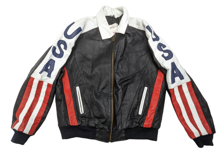 Vintage USA Leather Jacket 1 pc 4 lbs C0423202-05