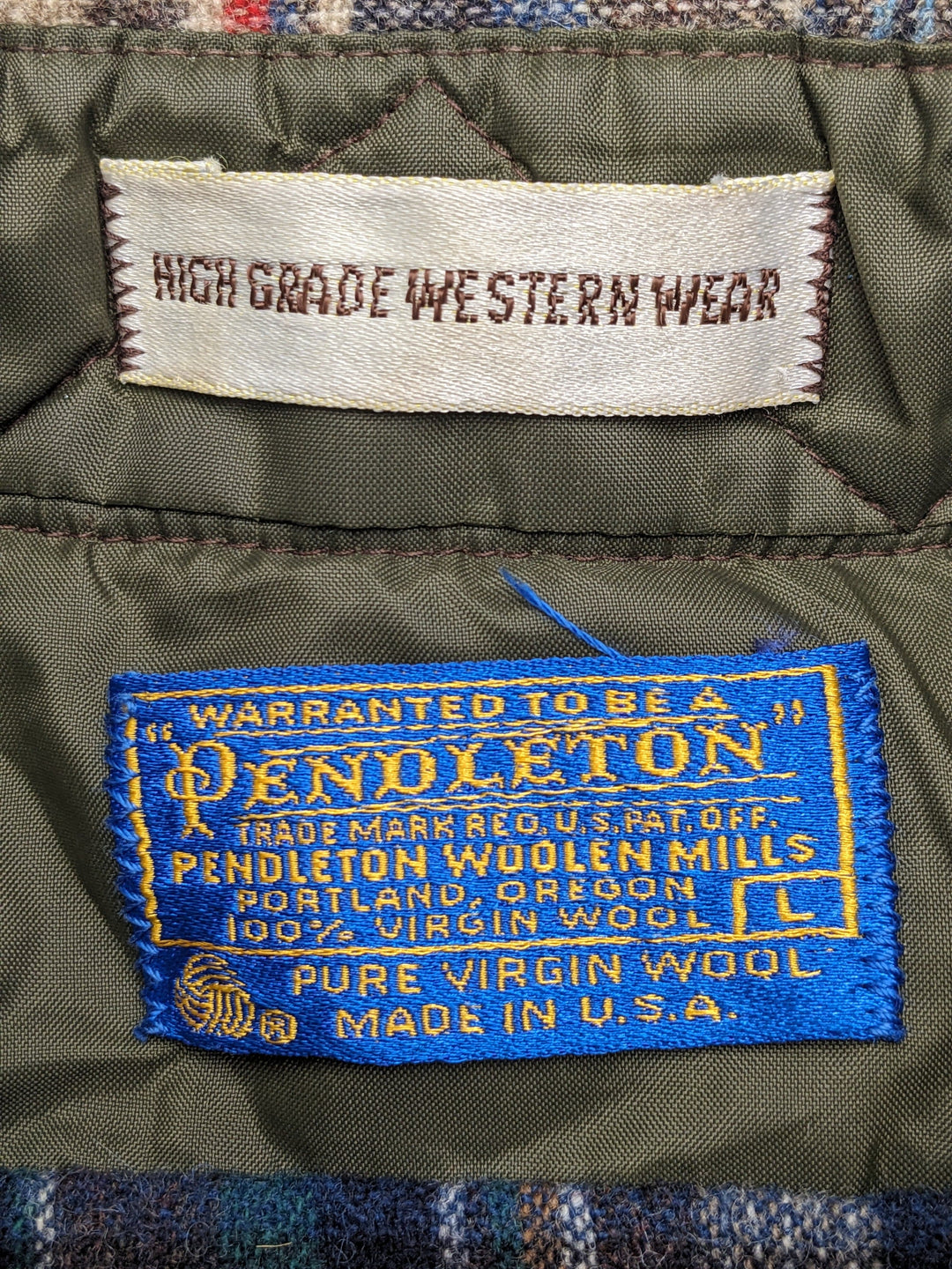 Recycle Vintage Pendleton Shirts 2 pcs 3 lbs B0424209-05