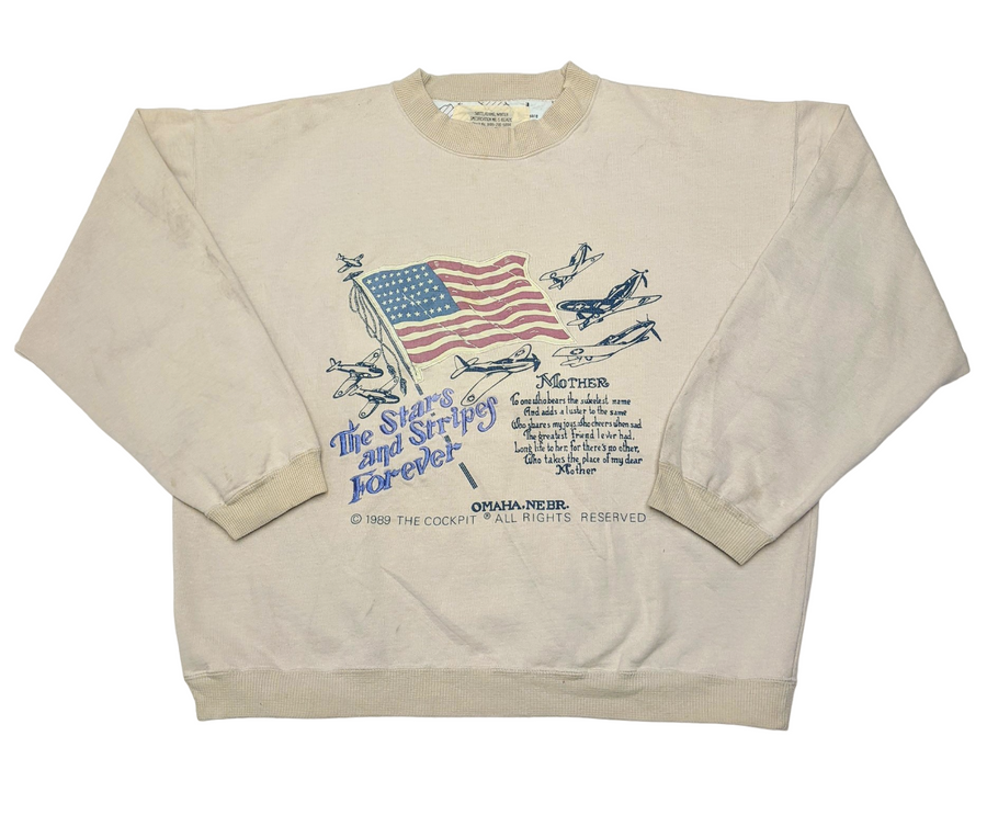 1989 Avirex Mother Star Sweatshirt 1 pc 2 lbs S1228100 - Raghouse