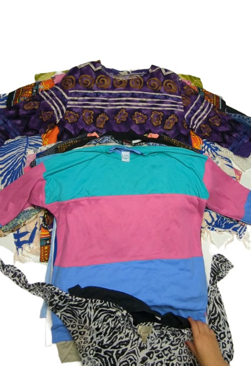 Abbie Recycle Tees & Tops + Hippie Blouses 63 pcs