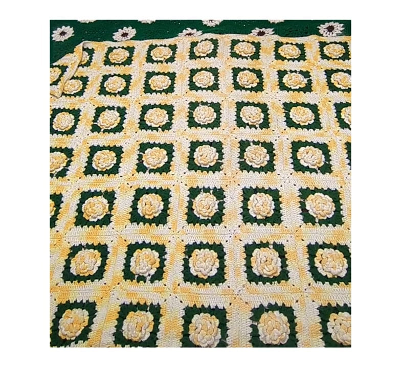 Afghans 4 pcs