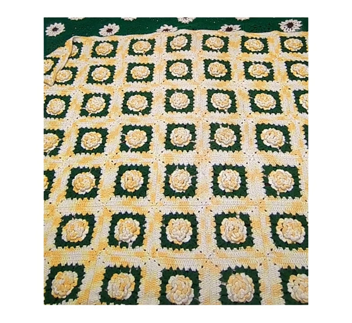 Afghans 4 pcs