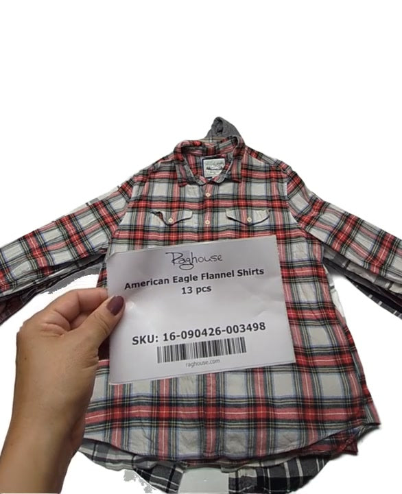 American Eagle Flannel Shirts 13 pcs