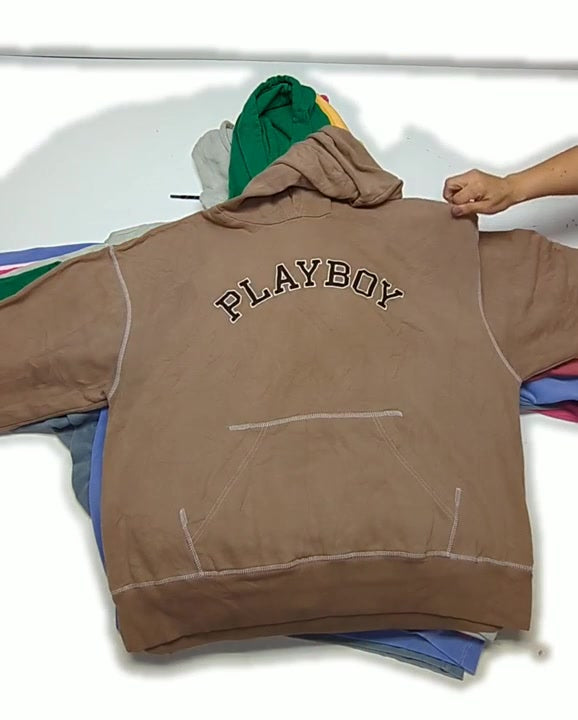 Araceli Pastel Recycle Hoodie Sweatshirts 17 pcs