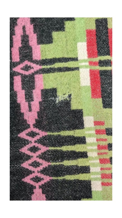 Aztec Vibes Wool Blanket 1 pc