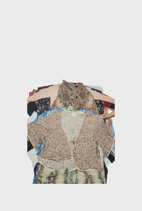 Beach & Hippie Tops + Kimonos 62 pcs