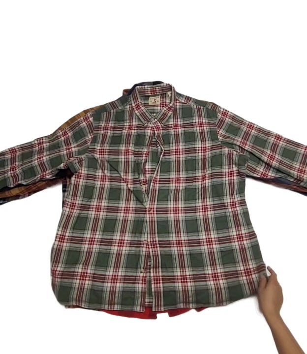 Big Size Heavyweight Flannel Shirts 14 pcs