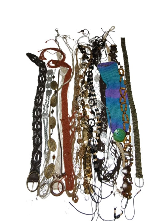 Boho Chic Belts 25 pcs