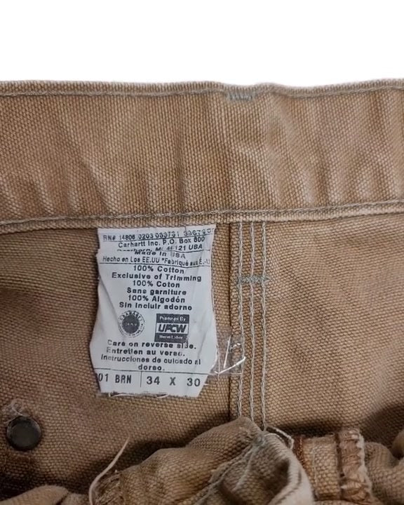 Carhartt Double Knee B01 BRN 34x30 1 pcs