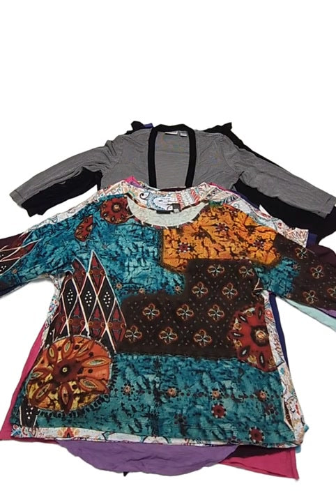 Chicos Tees + Travelers 22 pcs