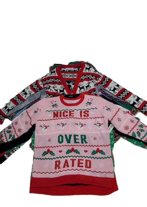 Christmas Sweaters + Over Size 15 pcs