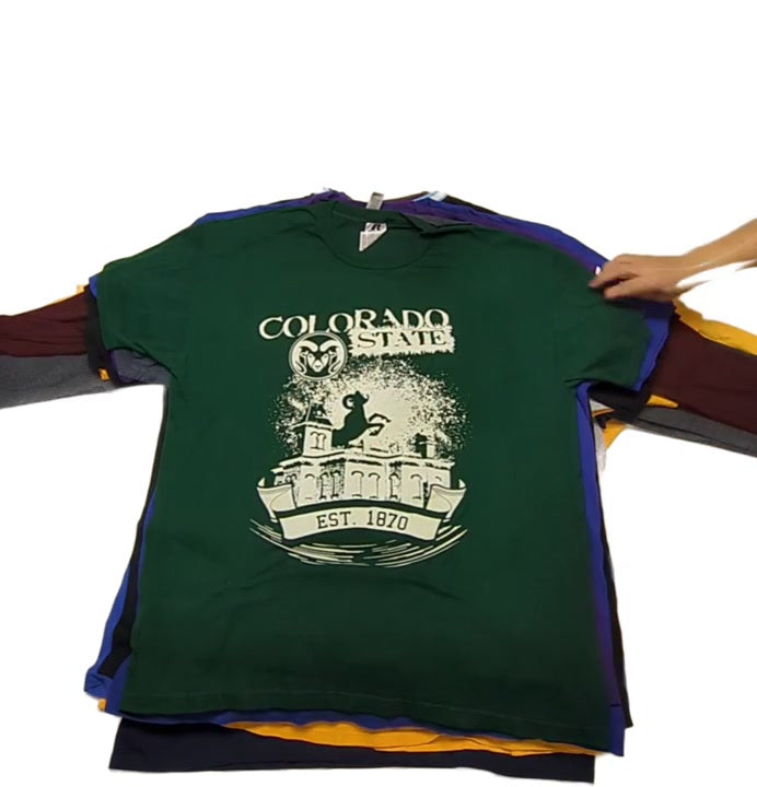 College University + More Sports Tees 71 pcs