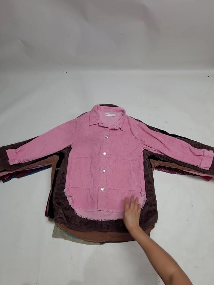 Corduroy Blouses 18 pcs