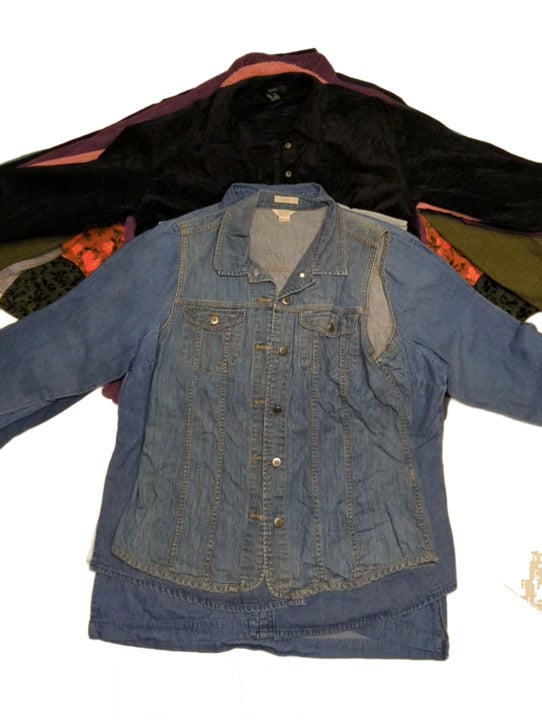 Corduroy + Denim Tops 41 pcs